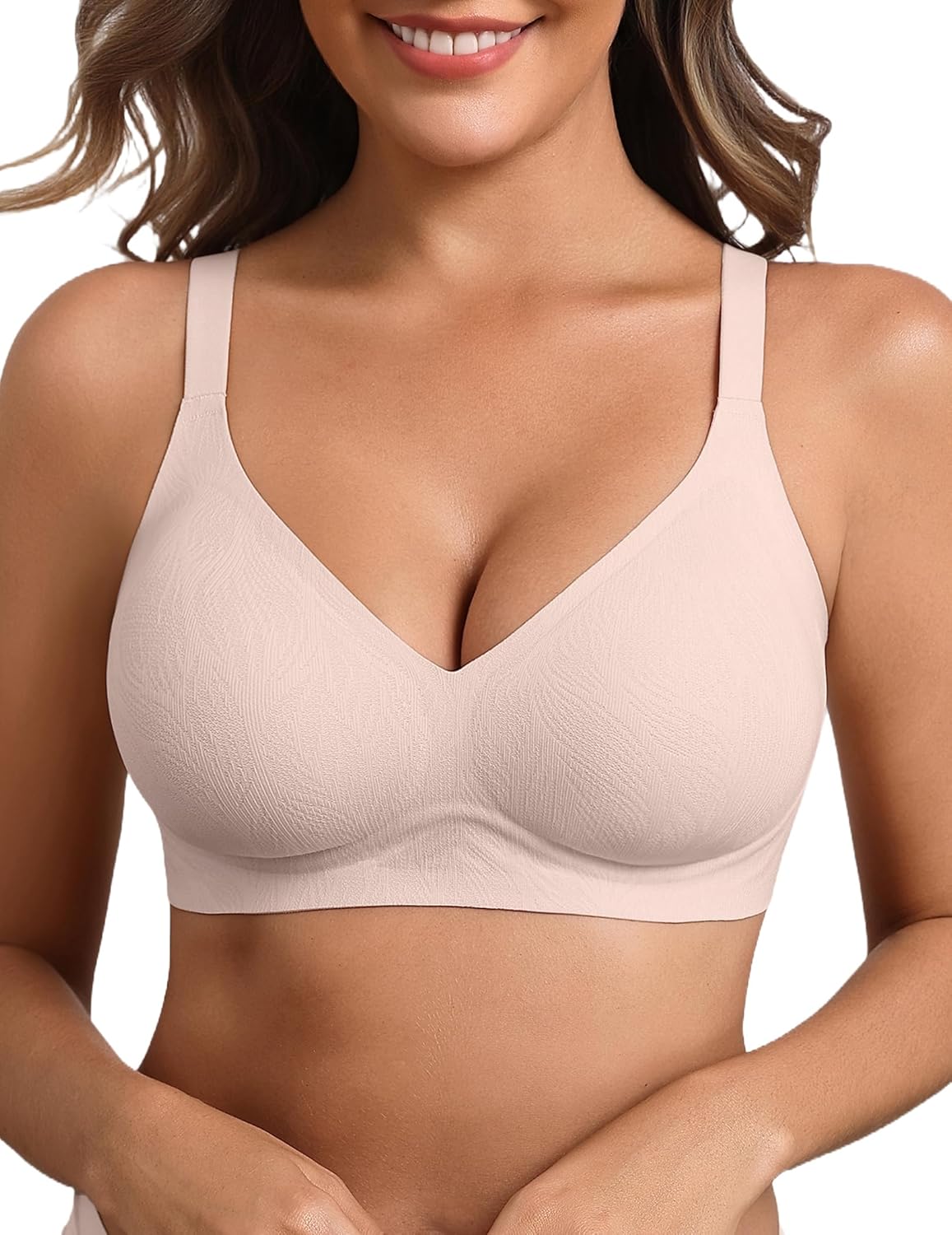 Avidlove Bras for Women Seamless Comfortable Bralettes No Wire Full Coverage Padded T Shirt Bra