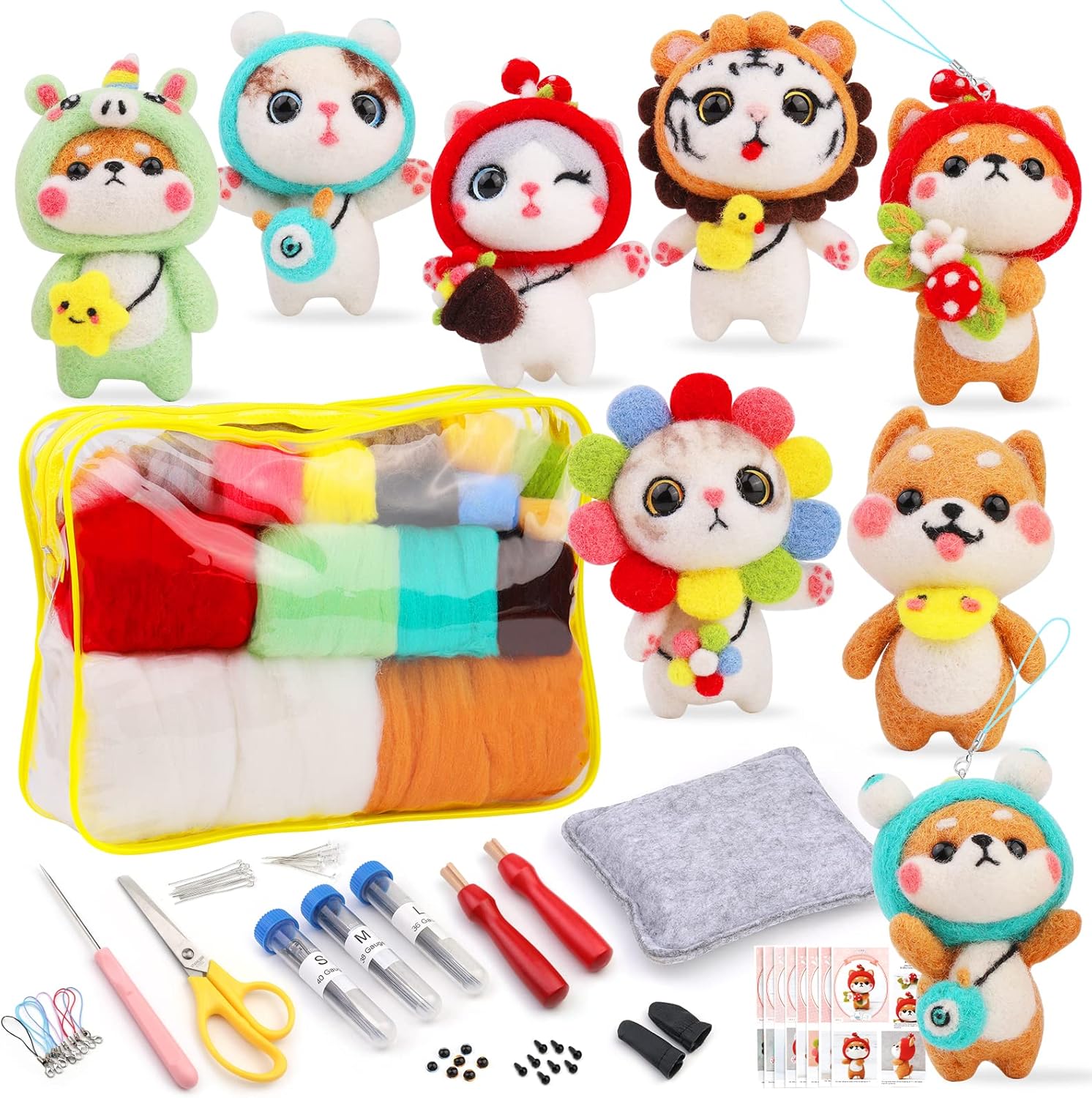 BAGERLA Needle Felting Kit, Wool Felting Beginner Kits