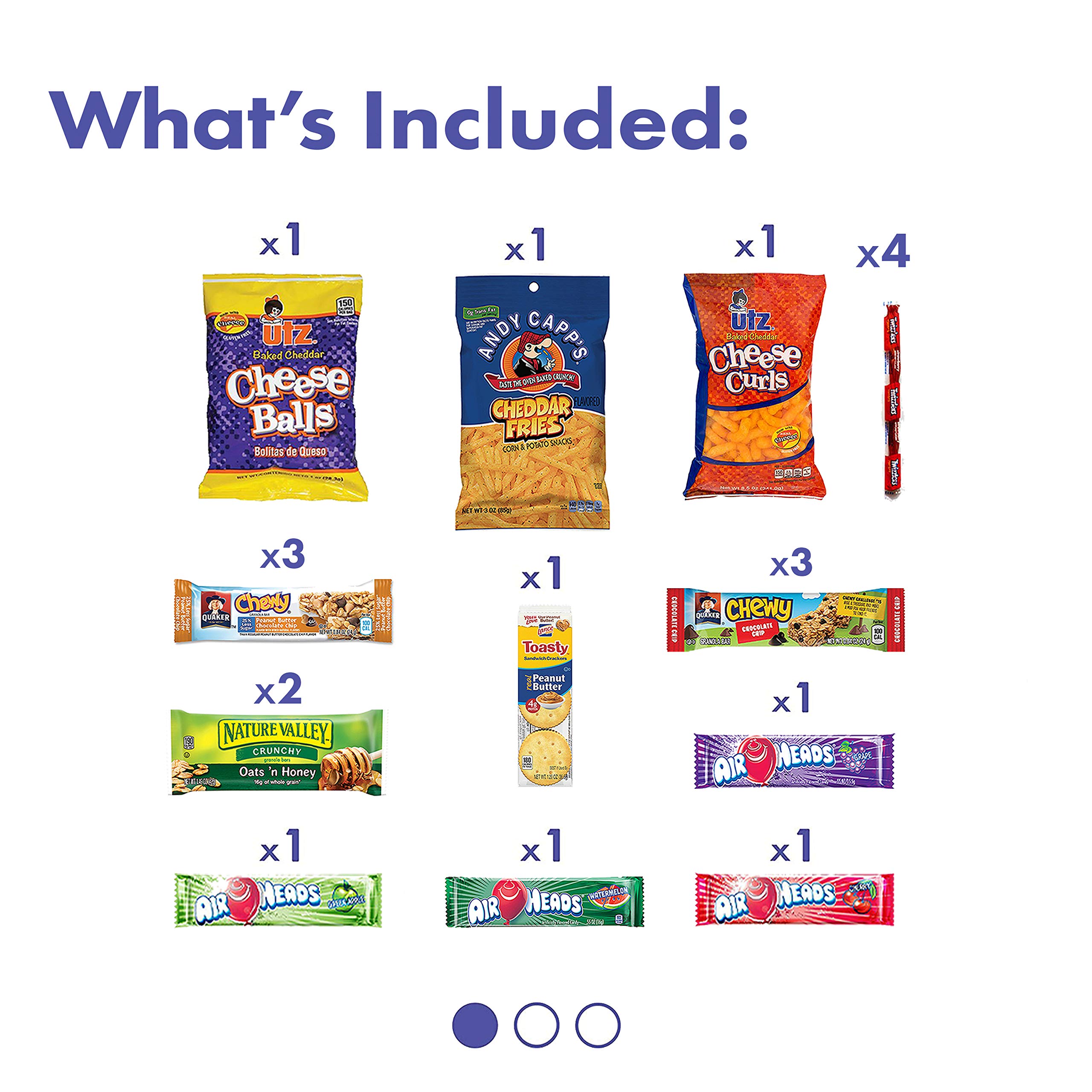 Snack Box Care Package Variety Pack (48 Count) Ultimate Sampler Mixed