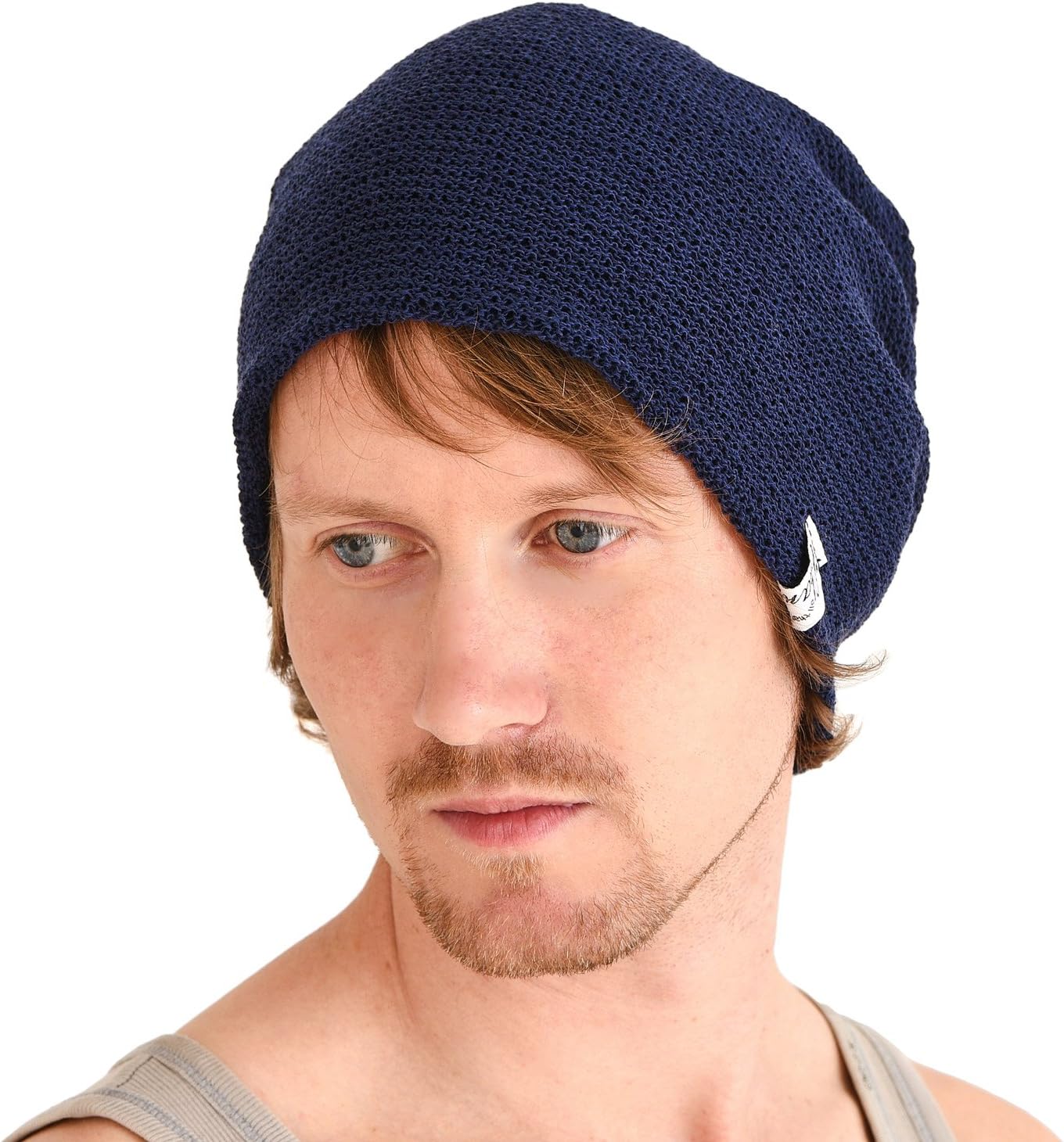 CHARM Mens Cooling Summer Beanie - Womens Crochet Knit Hat Light Breathable Mesh