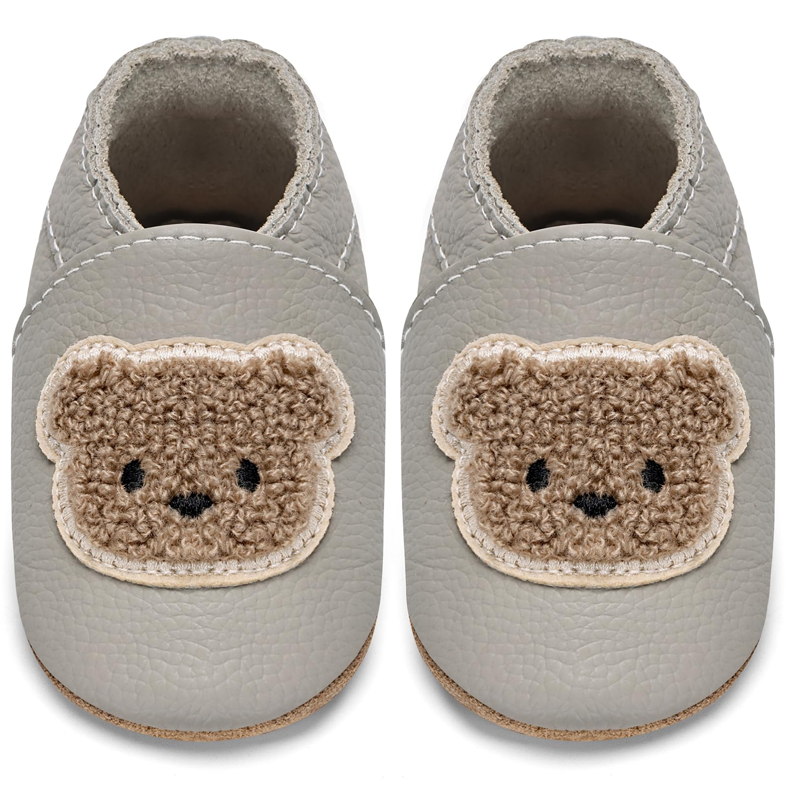IceUnicorn Krabbelschuhe Baby Lauflernschuhe Jungen Weiche Leder Babyschuhe Kleinkind Lederschuhe mädchen Babyhausschuhe