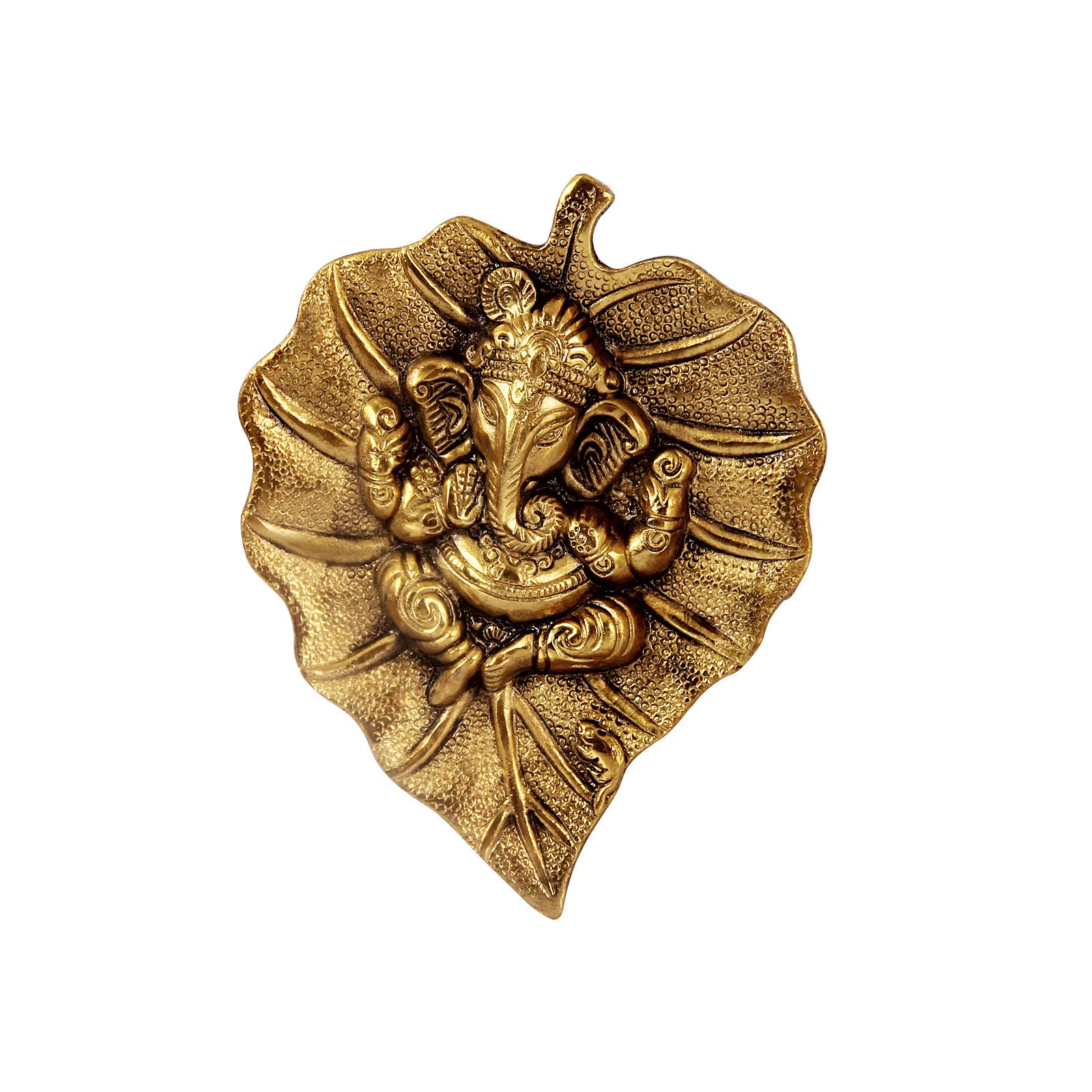 Lord Ganesha Wall Hanging - Metal Leaf Décor -9 Lord Ganesha Wall Hanging - Metal Leaf Décor -9