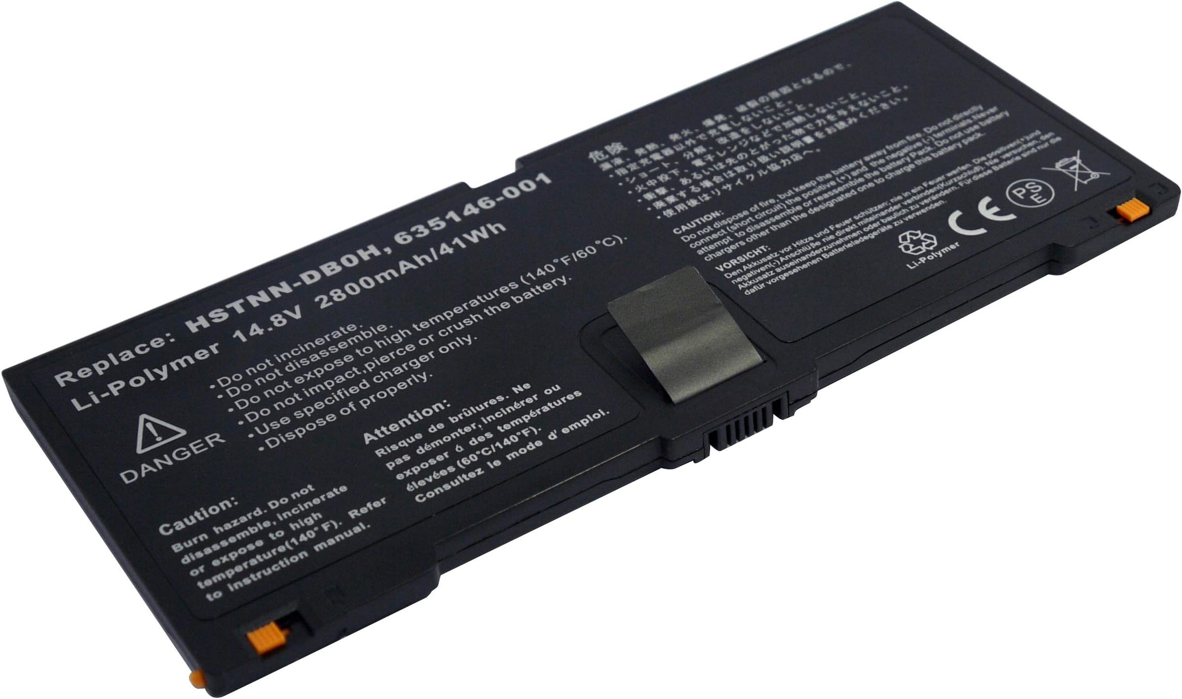 14.8 Volt laptop battery Replacement for HP ProBook 5330m,635146-001, FN04, HSTNN-DB0H, QK648AA