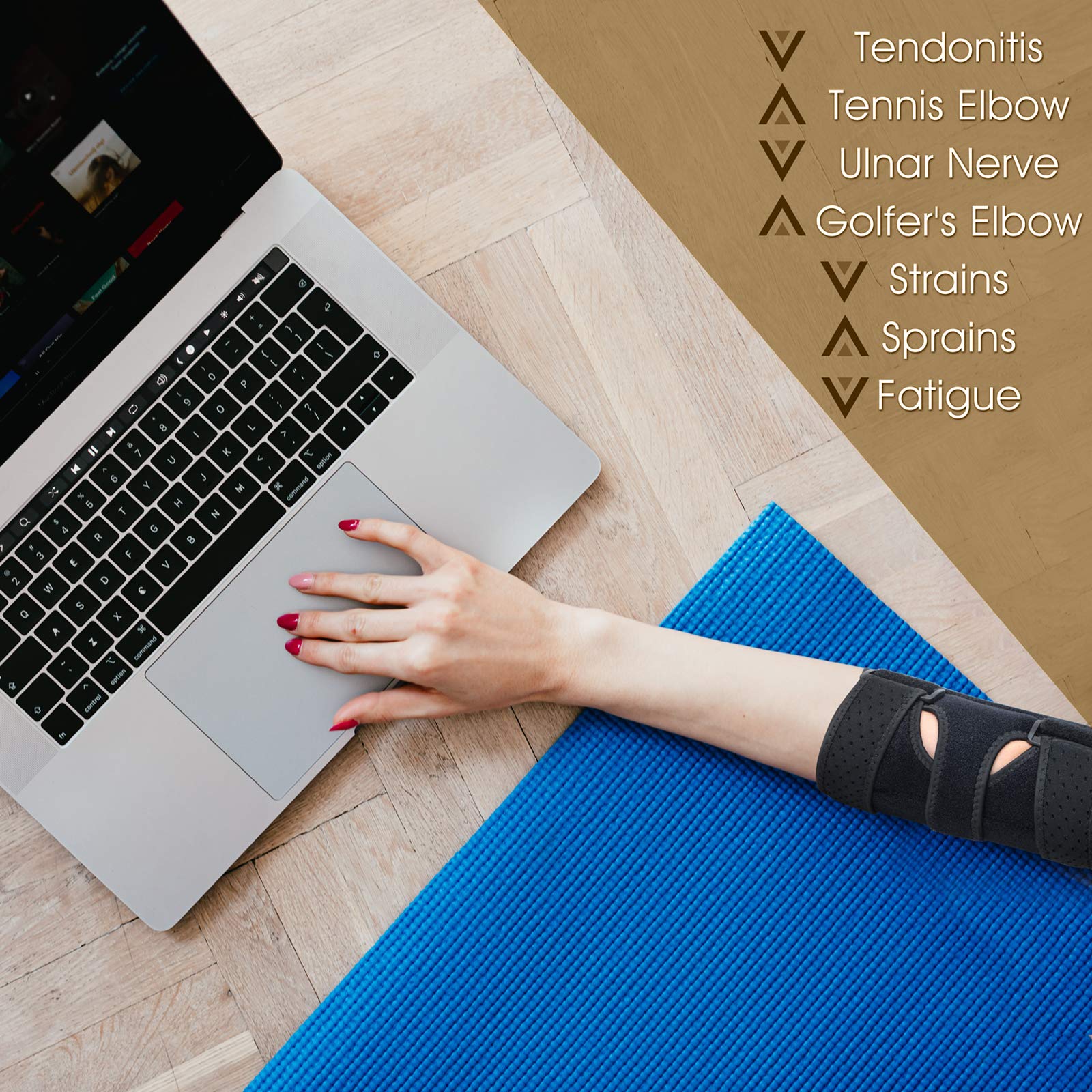 Buy Elbow Brace, Night Elbow Sleep Support, Comfortable Elbow Splint