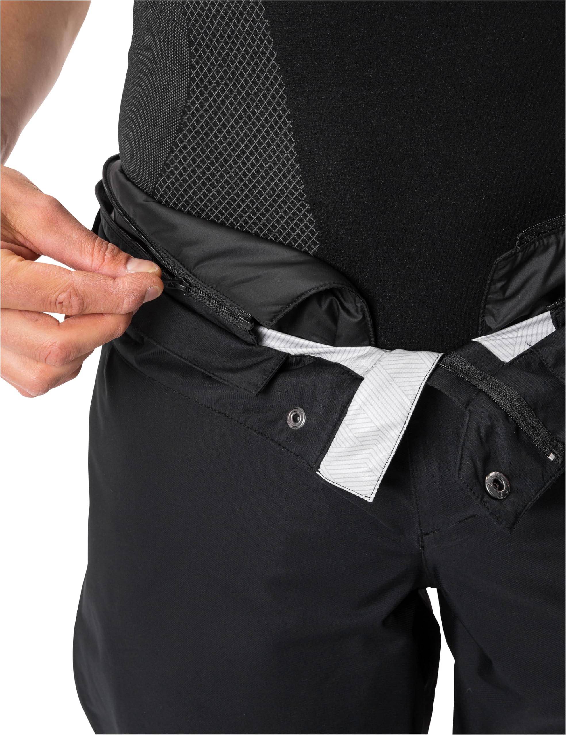VAUDE - Pantaloni Impermeabili da Uomo all Year Moab 2 in 1, Pantaloni Uomo