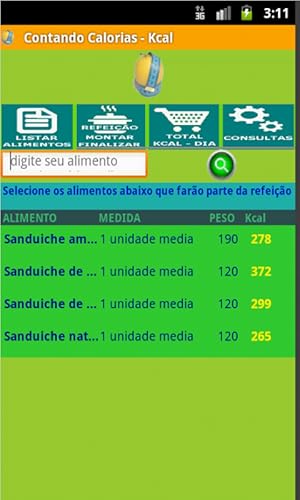 Contando Calorias