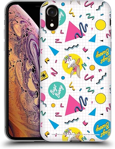 Miniatura 263 de Head Case Designs Funda de gel suave con licencia oficial de Looney Tunes Retro Bugs Bunny compatible con Apple iPhone 11 Pro Max Retro,Blanco y