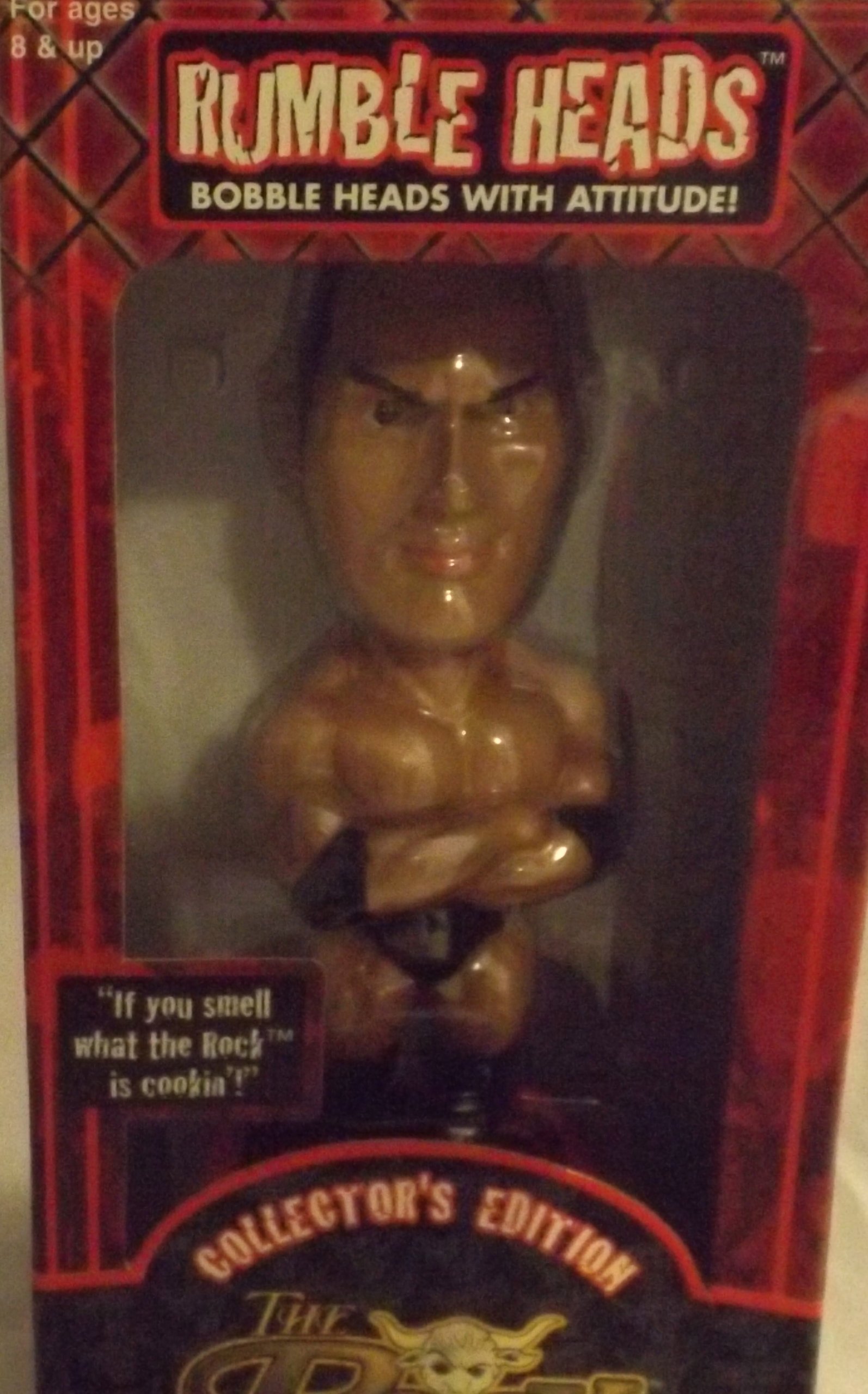 Amazon.com: The Rock WWF Rumble Heads : Toys & Games