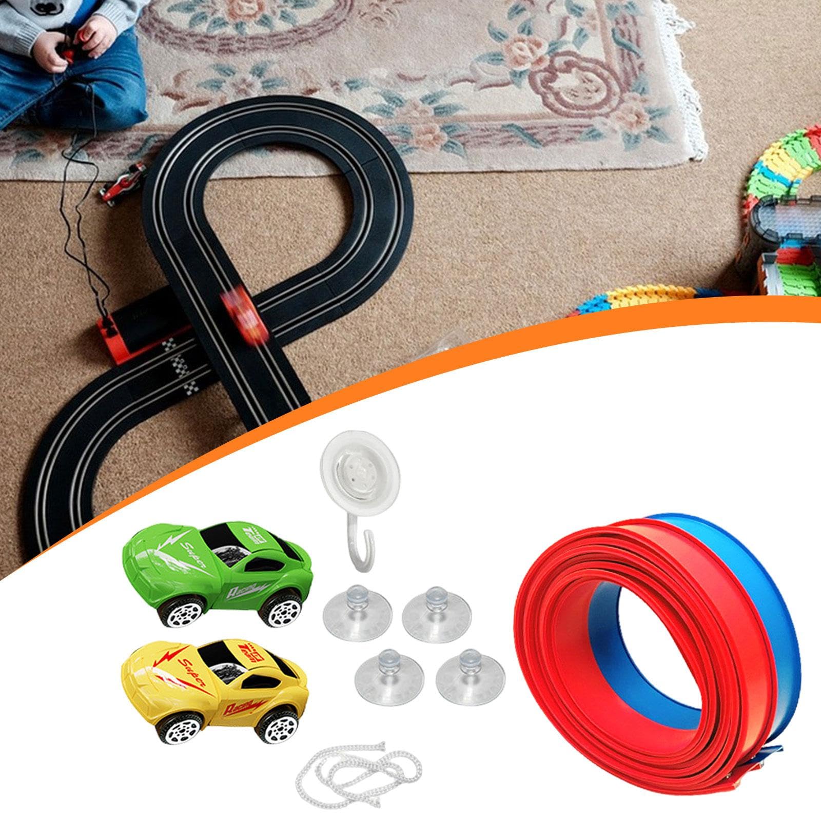 Pista Flexible con Ventosas Fuertes para Niños Y Niñas a Partir de 3 años