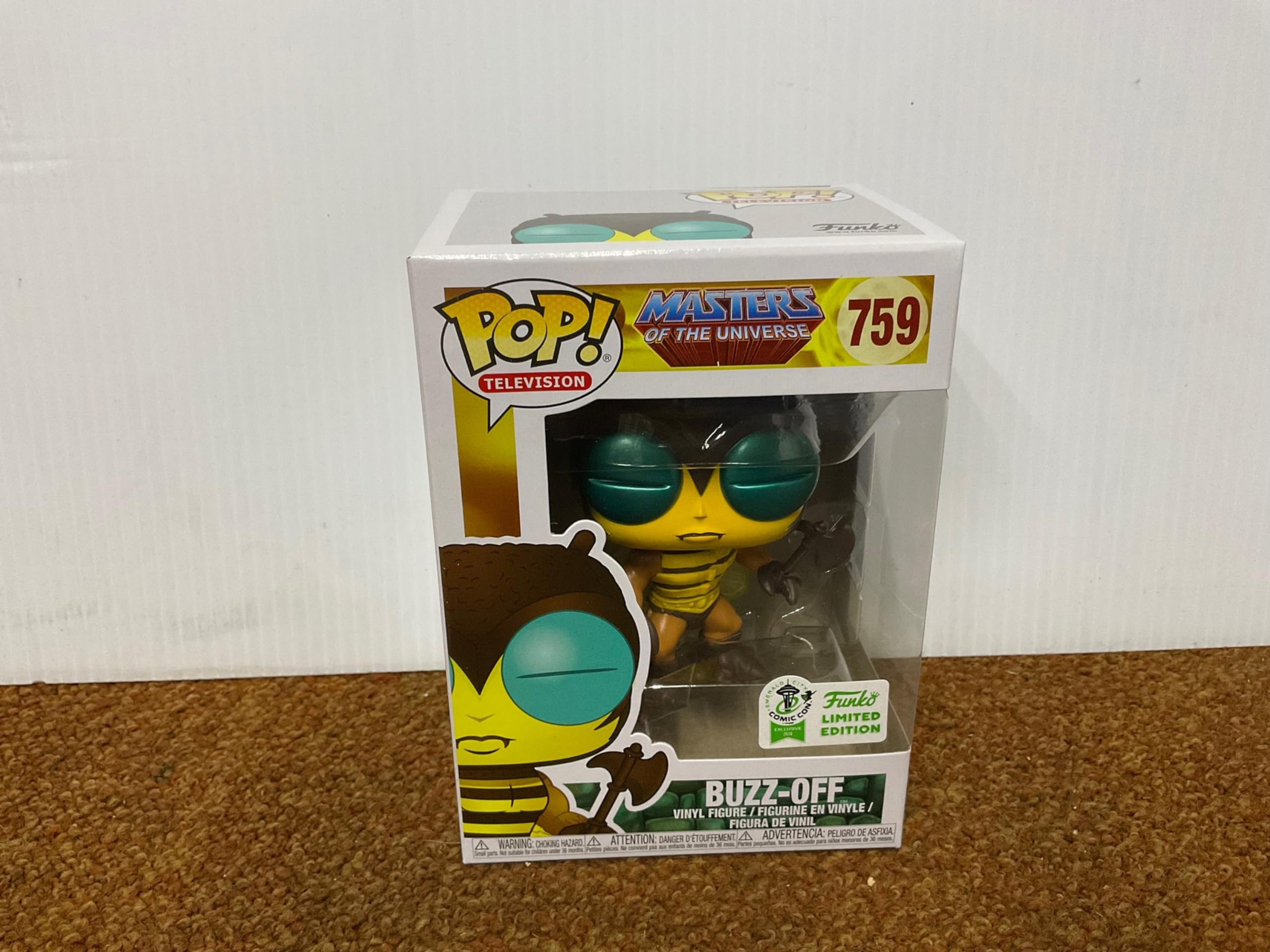 Funko Masters Of The Universe Buzz Off Funko ECCC (Shared Sticker)
