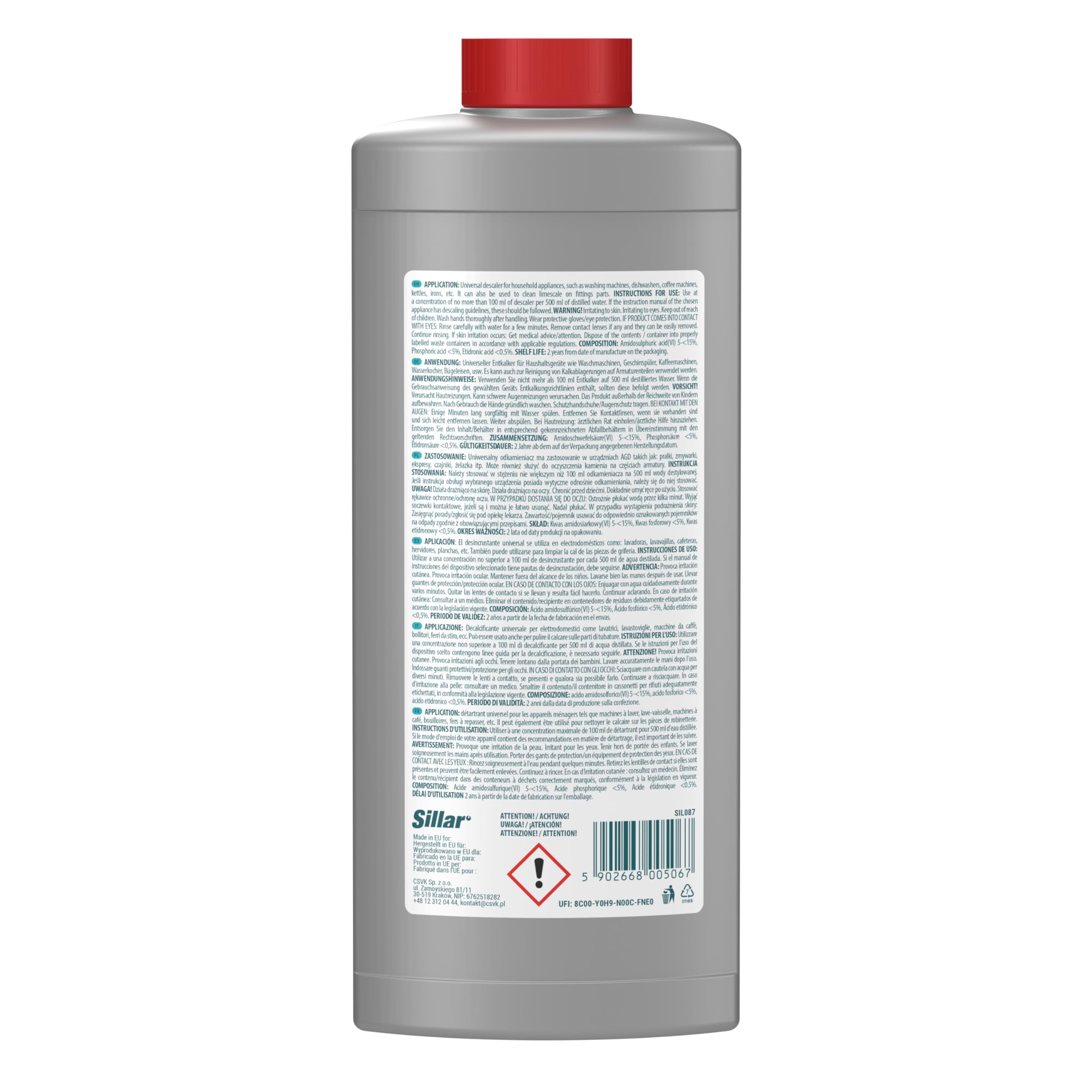 DECALCIFICANTE PER MACCHINA DA CAFFE' ANTI CALCARE WPRO WHIRLPOOL 4840