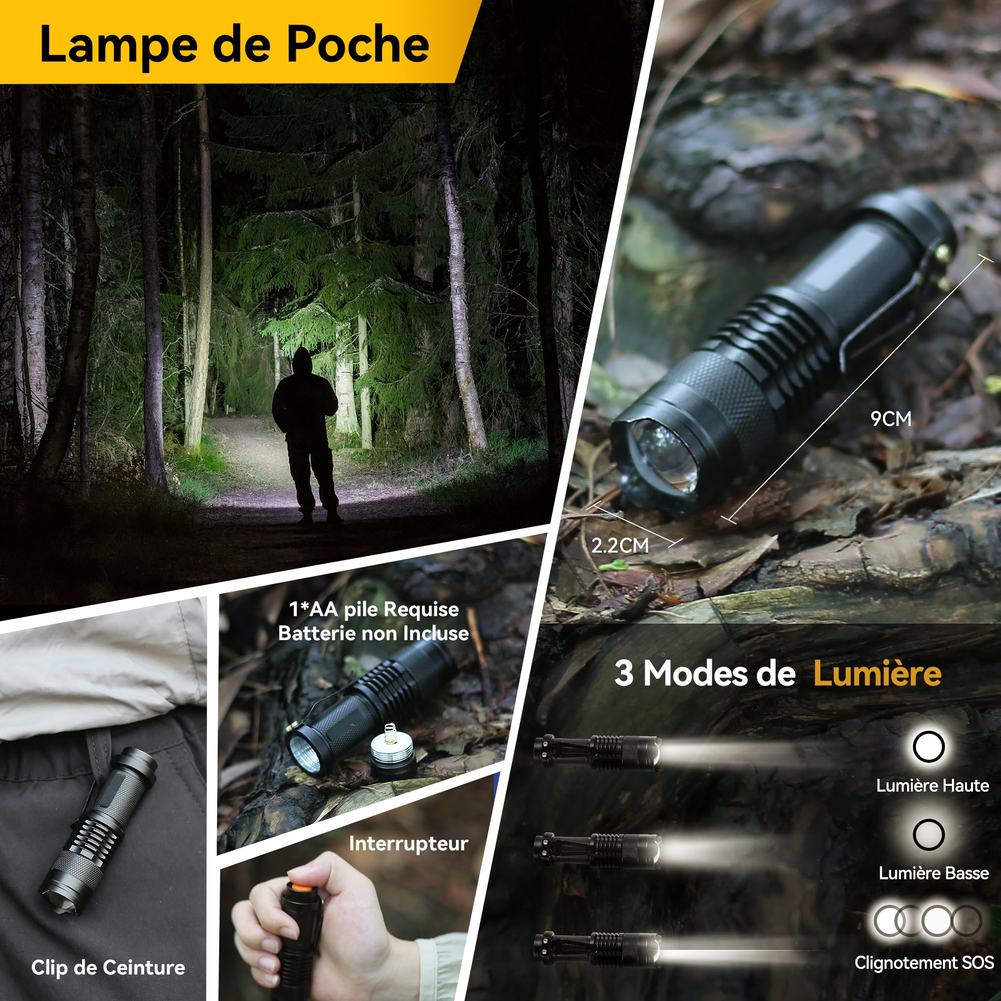 Trousse de Survie Trousse de Survie Polyvalente Trousse de Premiers Soins à l'extérieur pour Les Sports de Plein Air, Le Camping, l'alpinisme, la Pierre de Feu