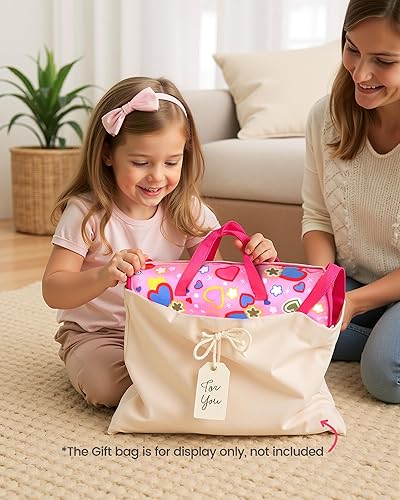 Miniatura 9 de JIZHI Cuna Reborn para muñecas, cama de muñeca de bebé, juguete plegable para muñecas de 18 pulgadas, accesorios de muñeca Reborn con bolsa de