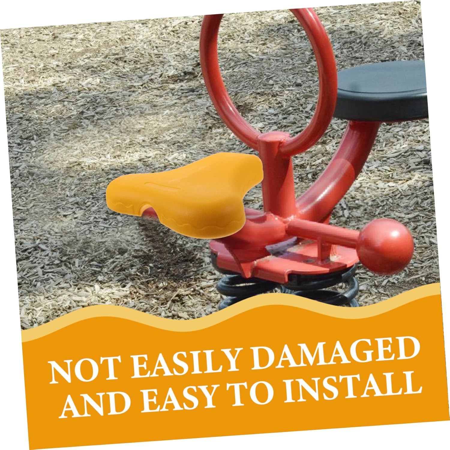 Sturdy Seesaw Seat Replacement Durable Plastic Rocking Chair for Outdoor Fitness Parks Residential Areas Weather Resistant Ergonomic Design Easy Installation