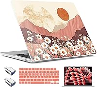Vista 14 de TWOLSKOO for M4 MacBook Air 13.6 inch Case 2025-2022 Release M4 A3240 M3 A3113 M2 A2681, Plastic Hard Shell & Screen Protector & Keyboard Cover &