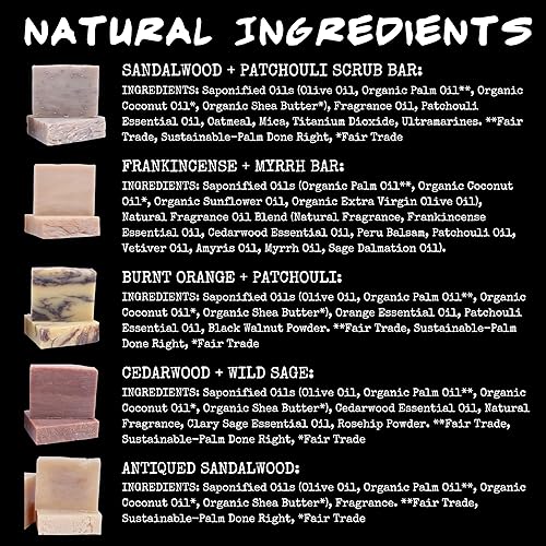 Miniatura 22 de BLUBYRD Soap Co. Natural Solid Shampoo Bar 5 Pack – Set of Organic Shampoo Bars For Hair & Body Wash Natural Conditioning, Eco Friendly, Zero