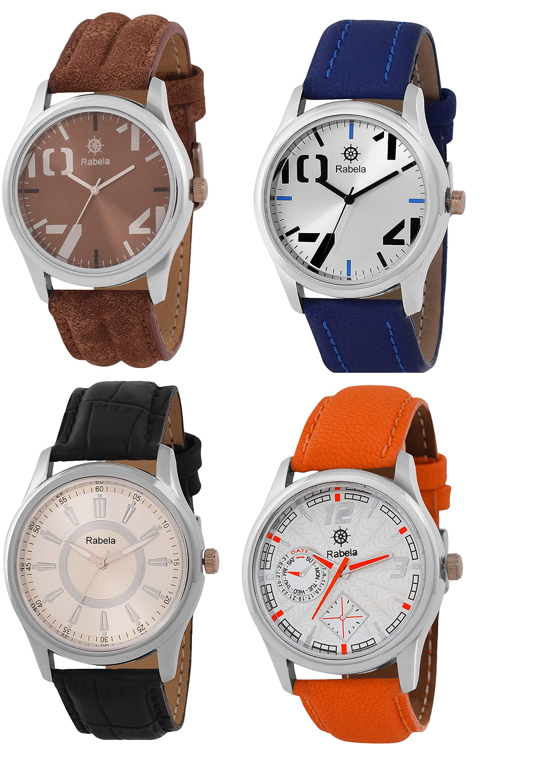 Rabela Analog 4 Watches Combo Pack Multi Colour Dial for Mens and Boys RABCMB404 (B07N3YTSPT) Amazon Price History, Amazon Price Tracker