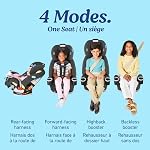 Graco 4Ever All-in-One Convertible Car Seat, 4-in-1 Baby to Big Kid Car Seat from 1.8-54 kg (4-120 lb), ProtectPlus Engineered, Lofton