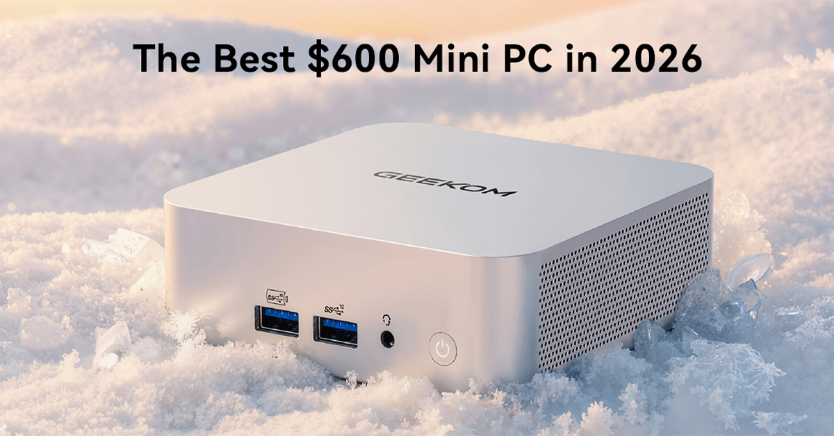 GEEKOM [A5 PRO 2026 Flagship-Level Mini PC(Windows 11 Pro),with