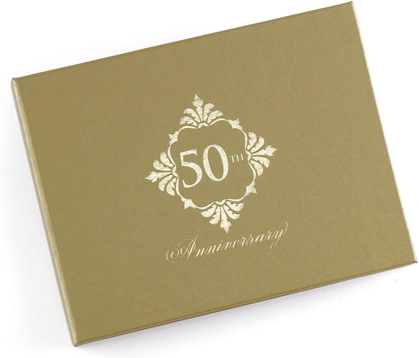Hortense B. Hewitt Wedding Anniversary Guest Book, 50th Anniversary Flourish, 7.5" x 5.75"