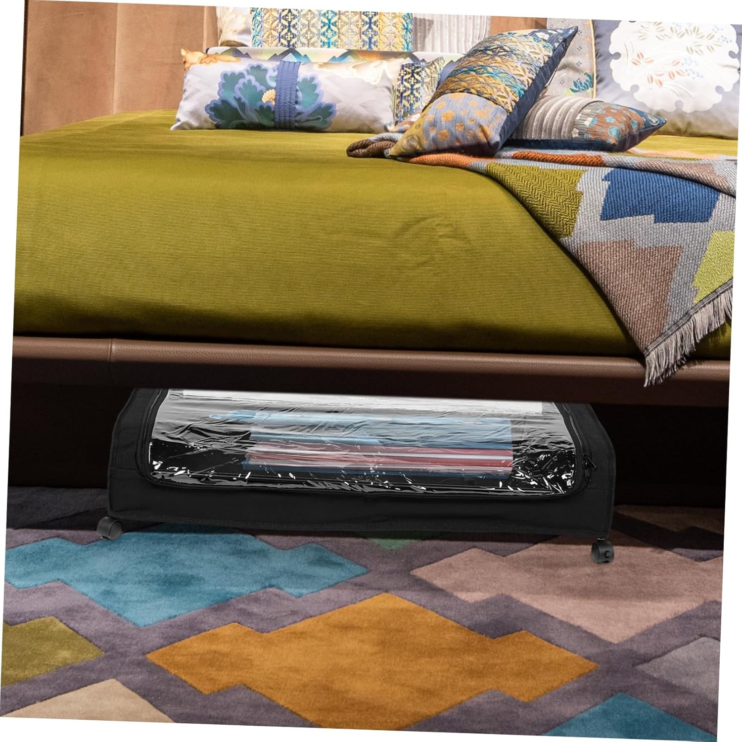 CHILDWEET under Bed Storage Container with Wheels Versatile Organizer for Clothes Shoes Toys Books Easy for Bedrooms Efficient under Bed Drawer