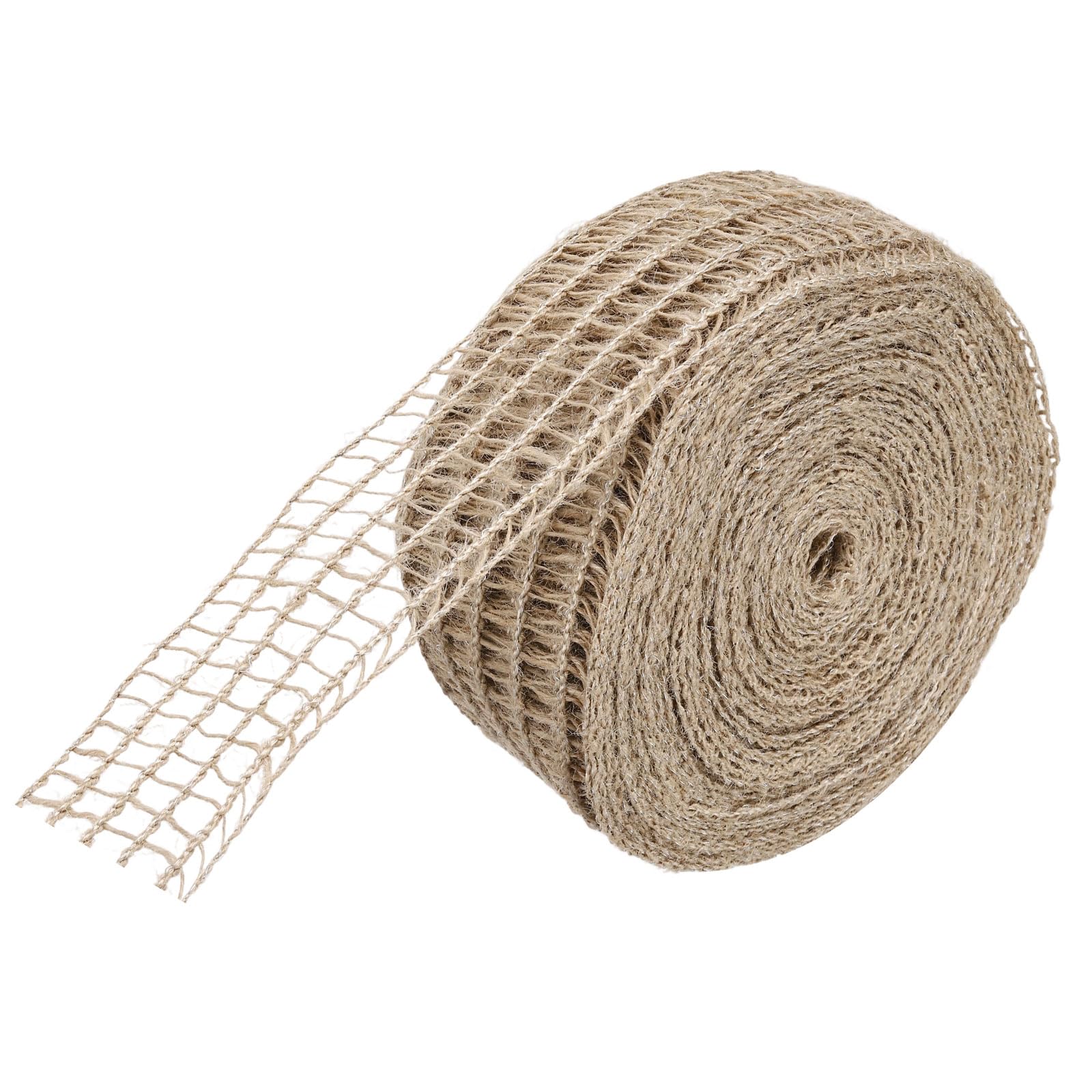 Ruban en toile de jute PATIKIL anti-effilochage pour emballage cadeaux sans défaut