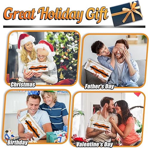 Miniatura 5 de TOOLIFE Medidor de contorno conectable de 10 + 10 pulgadas, regalos de Navidad para rellenar calcetines, hombres, esposo, papá, herramientas de