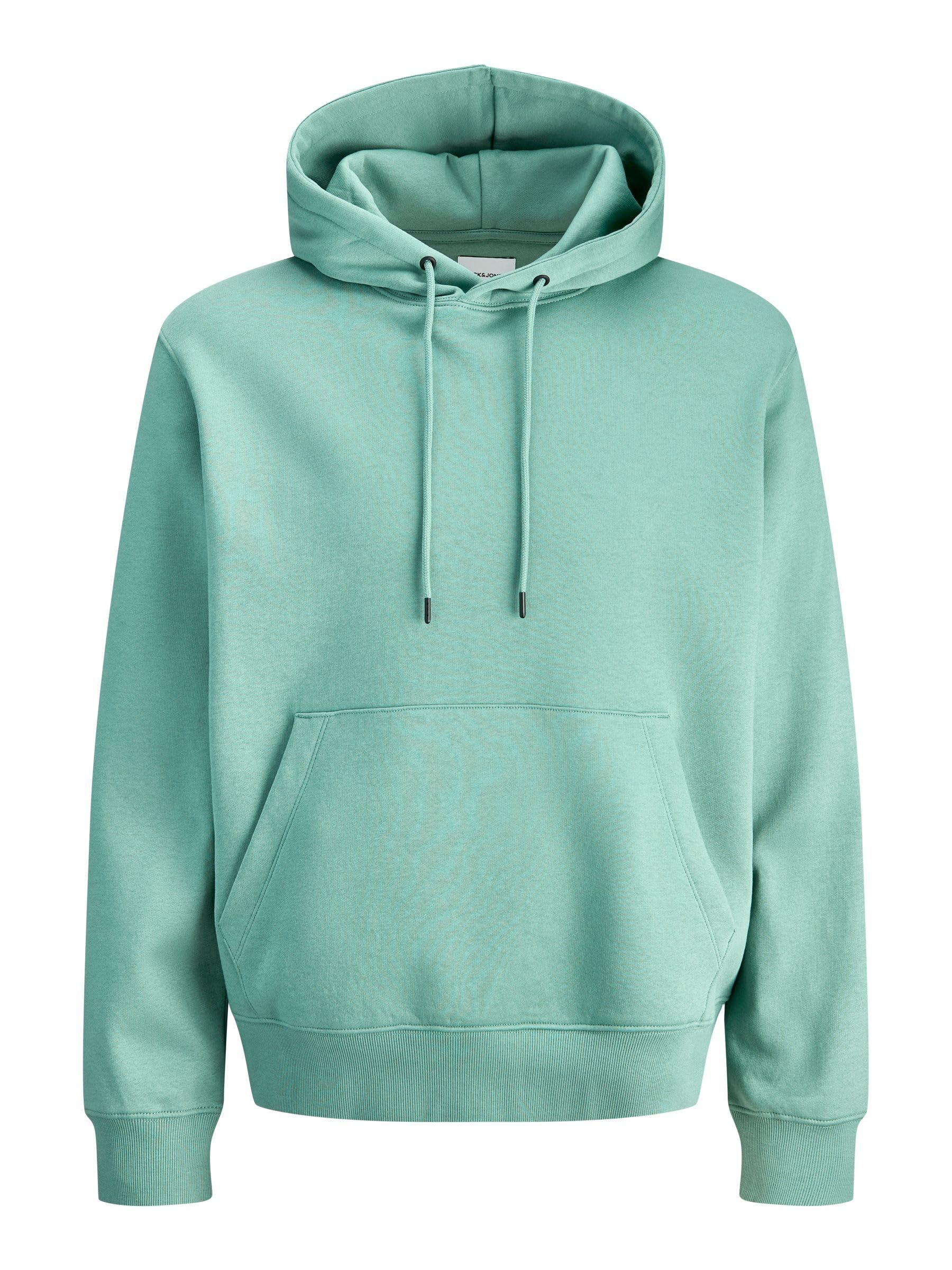JACK & JONES Jjestar Jj Sweat Hood Noos, Mineral Blue, XL
