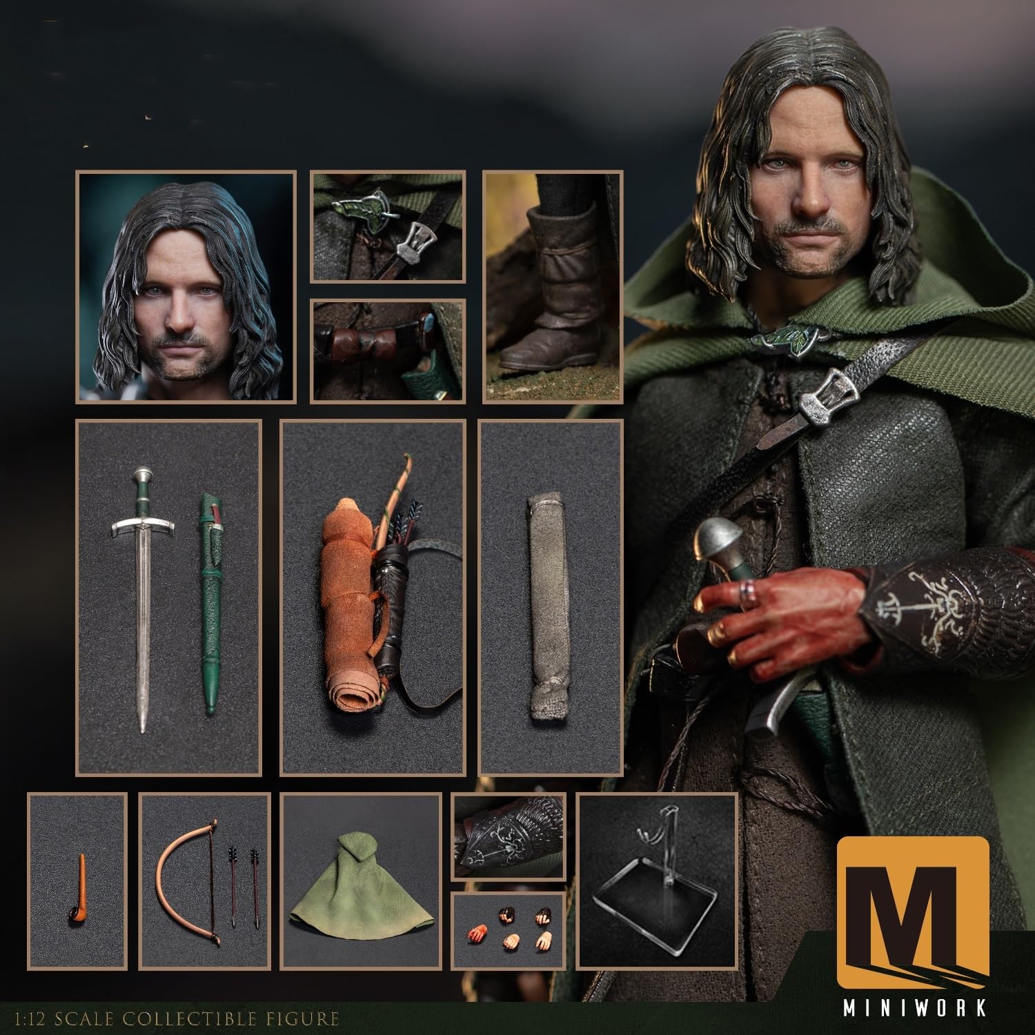 miniwork ノースレンジャー Miniwork 1/12 レンジャー オブ ザ ノース アクションフィギュア