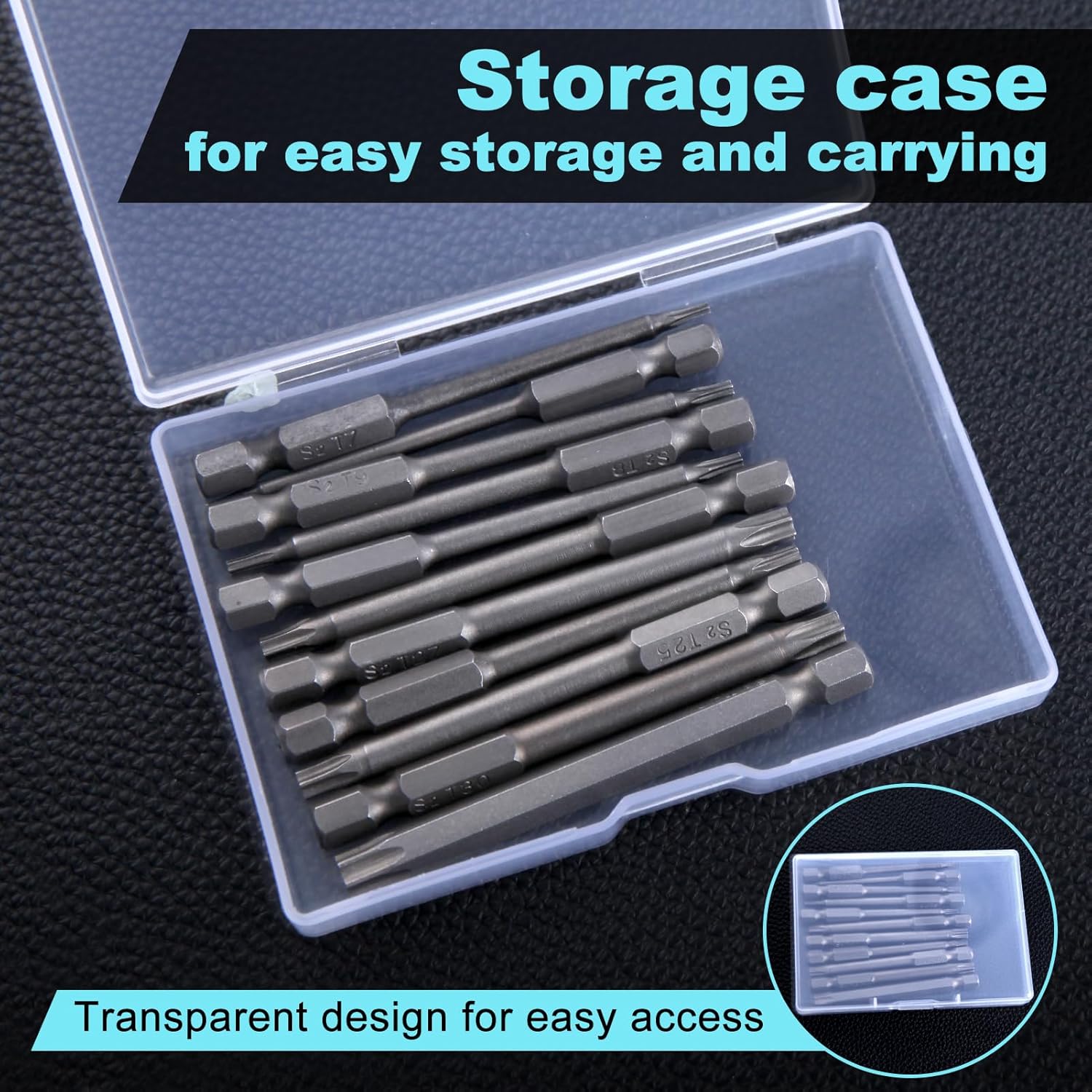 11PCS Torx Head Screwdriver Bit Set T6-T40 Magnetic Torx Head Screw Driver Bit Set Long Torx Security Head Screwdriver Drill Set 1/4 Inch Hex Shank S2 Steel Magnetic 3 Inch Long Drill Bits