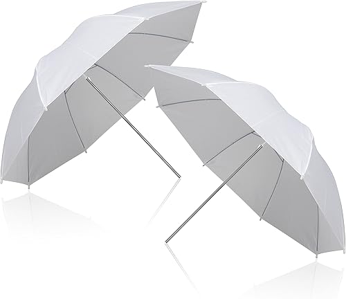 Miniatura 4 de EMART Paraguas reflectante de fotografía de 33 pulgadas, accesorios fotográficos para cámara de estudio con soporte de luz ajustable, difusor de