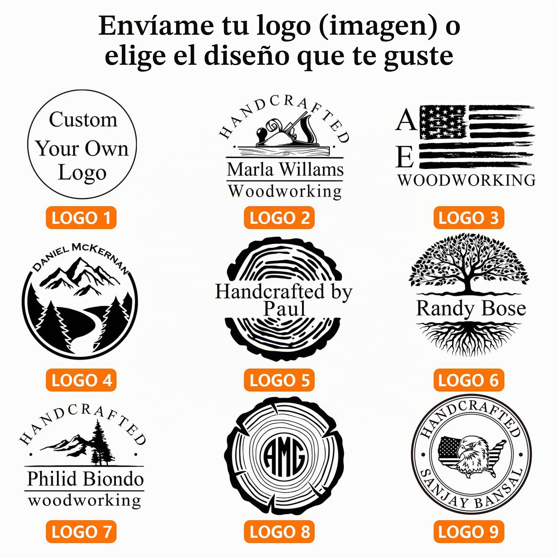 Hierro eléctrico de marca para madera, sello de metal de temperatura ajustable personalizado para carpintería, proyectos de bricolaje y manualidades, herramienta de marca personalizada para quemar