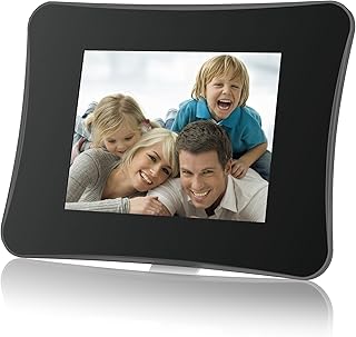 Coby DP750 7-Inch Photo Frame with Multimedia Playback (Contemporary Design)
