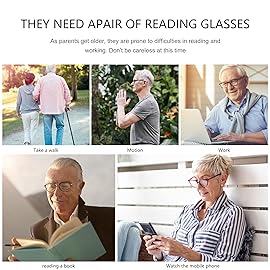 Przene 4 Pack Reading Glasses for Women Men Cat Eye Butterfly Blue Light Blocking Readers with Spring Hinges 4.0