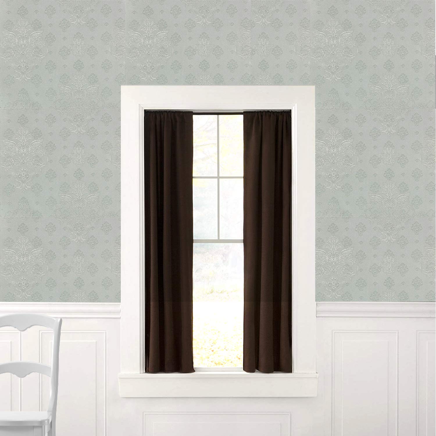 Vailge Tension Rod Shower Rail Curtain Poles, Shower Curtain Rail No