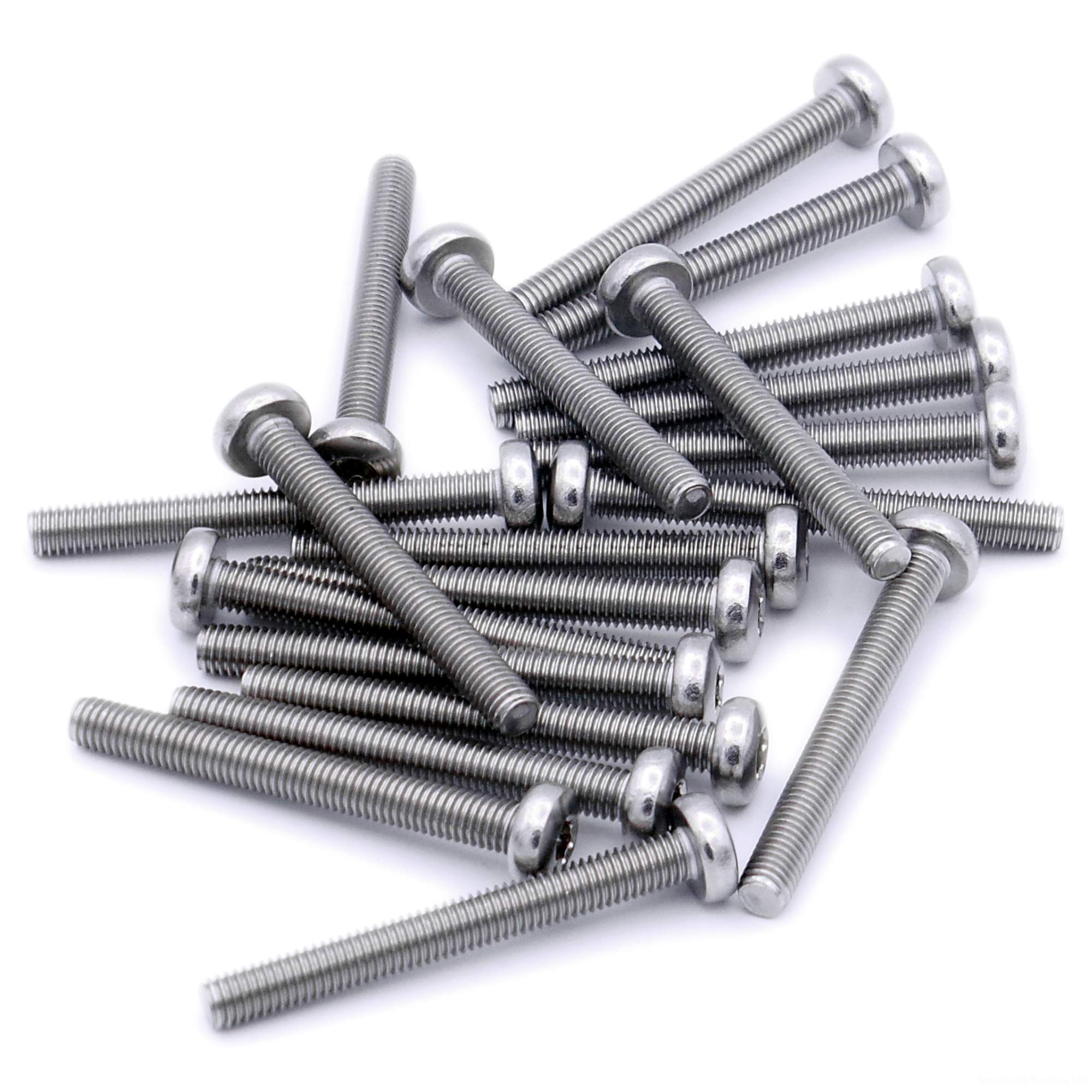 Singularity Supplies M4 (4Mm X 10Mm) Tx Pan Machine Screw (Bolt) - Stainless Steel (A2) (Pack Of 20)