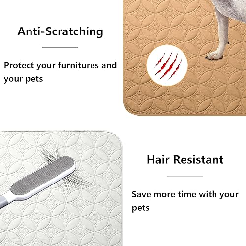 Miniatura 4 de Manta impermeable para perro, 30 x 30 pulgadas, fundas de sofá para mascotas pequeñas para sofá, silla, cama, protector de muebles de perros,