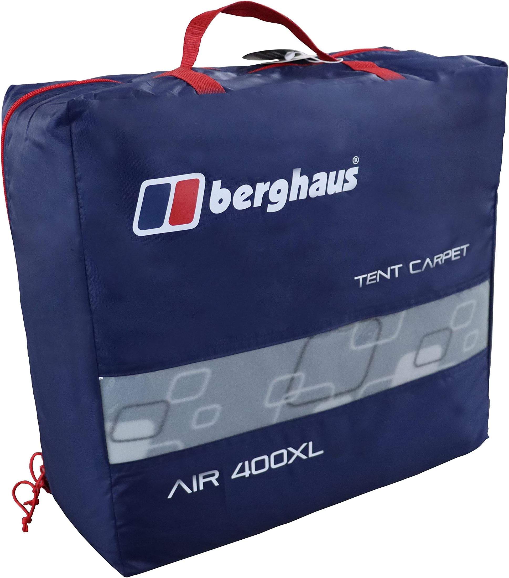 Berghaus Air 4XL Tent Carpet with Foam Midlayer, Soft Fleece Upper & Waterproof Base, Lightweight & Insulating Protection with Carry Bag, Camping Equipment, Grey