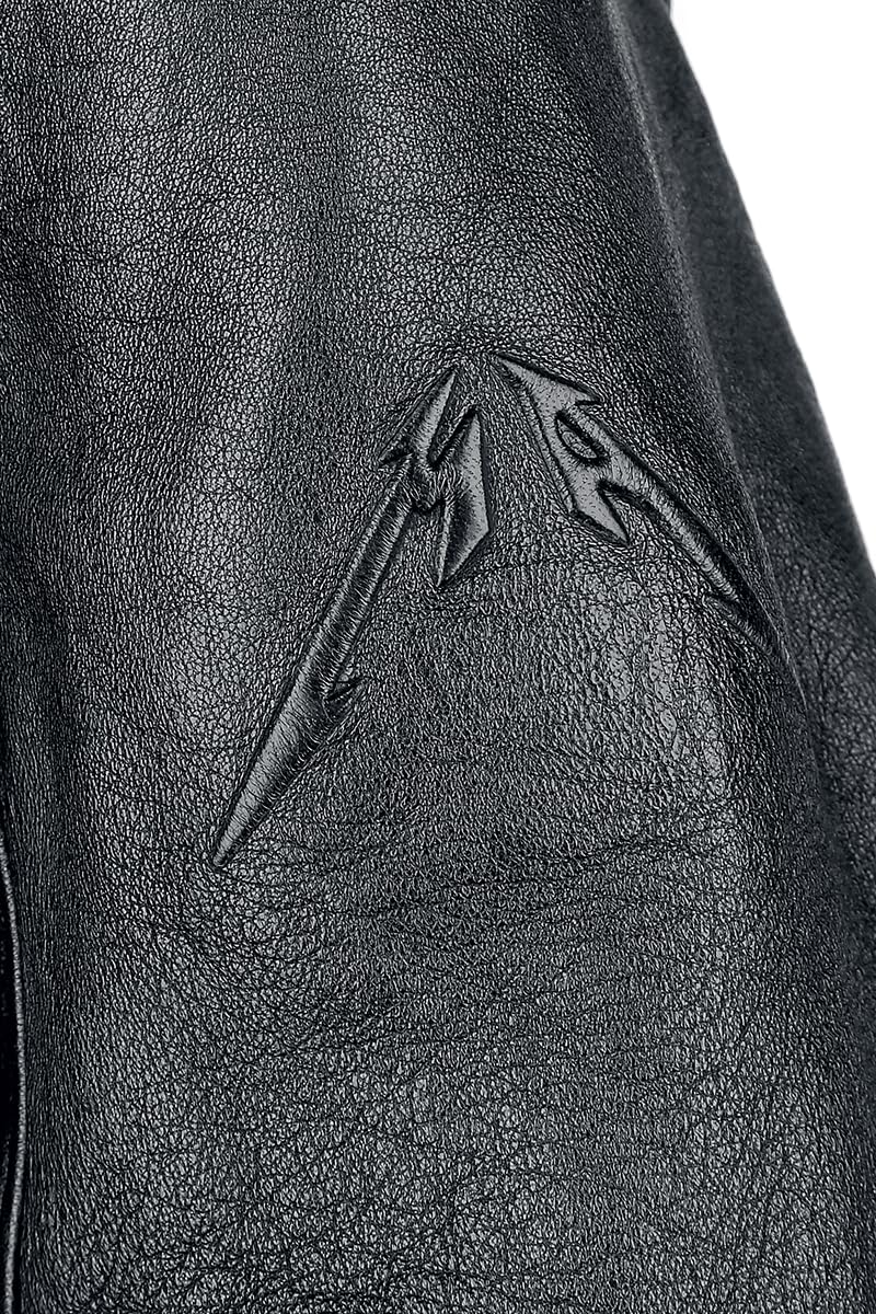 Metallica Master Of Puppets Männer Lederjacke schwarz Band-Merch, Bands