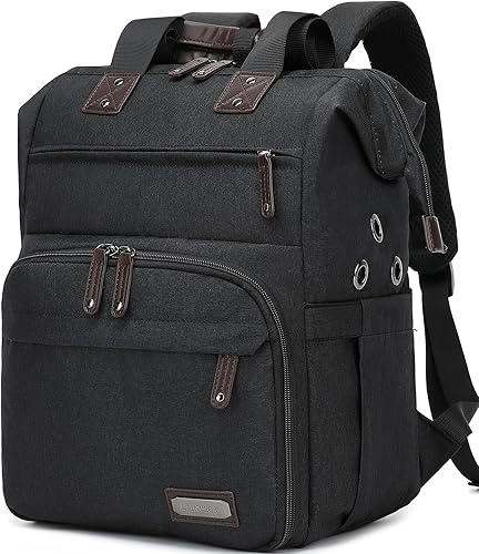 Mochila de Ganchillo, Mochila de Bolsa de Tejer Organizador de Almacenamiento de Hilo Bolsa de Ganchillo de Viaje con Puerto de Carga USB, Bolsa