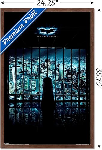 Miniatura 7 de Trends International DC Comics Movie - Póster de pared de una hoja de Batman VIew Of The City, 14.725 x 22.375 pulgadas, versión premium sin marco