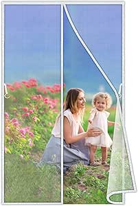 Zanzariera Magnetica Per Porte - 80x200 Cm, Autochiudente, Anti-insetti Per Casa E Balcone - Foto 6