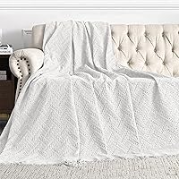 Vista 2 de MEETSKY Funda Blanca para Sofá, Fundas para Sofá, Funda para Sofá de Dos Plazas, Sillón Reclinable, Futón, Protector Lavable de Tela Gruesa