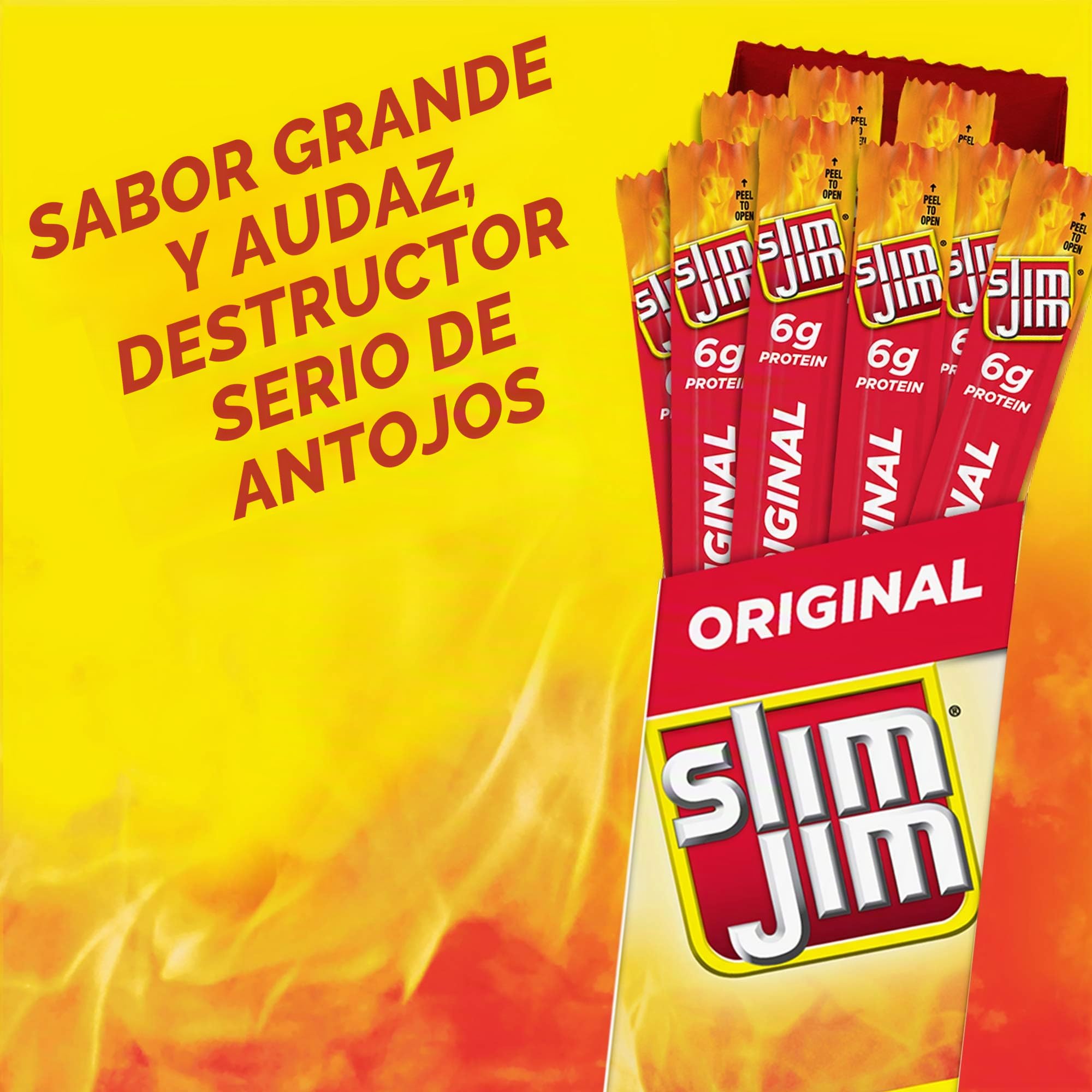 Slim Jim Giant Smoked Snacks, Original, 24 Count