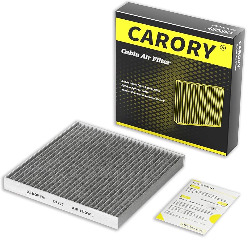 Filtro de ar-condicionado de cabine Carory com carvão ativado para Ford Ranger 2019 a 2023 – 1 unidade