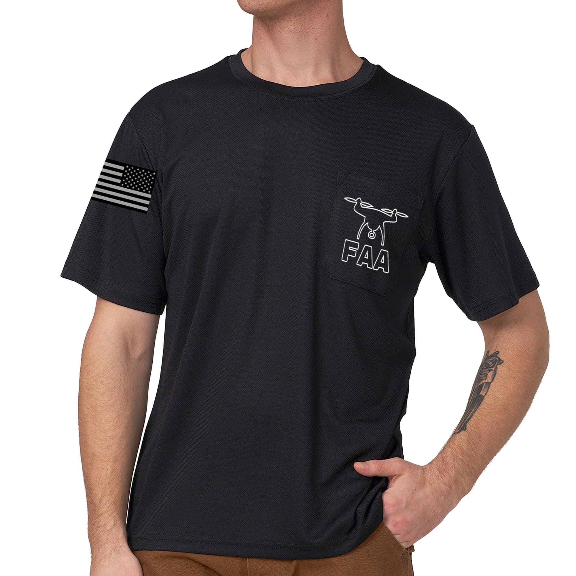 A-SAFETY Hi-Vis Reflective Shirt for Men -Long Sleeve Construction Work T-Shirt, Safety Apparel Sizes XS-6XL