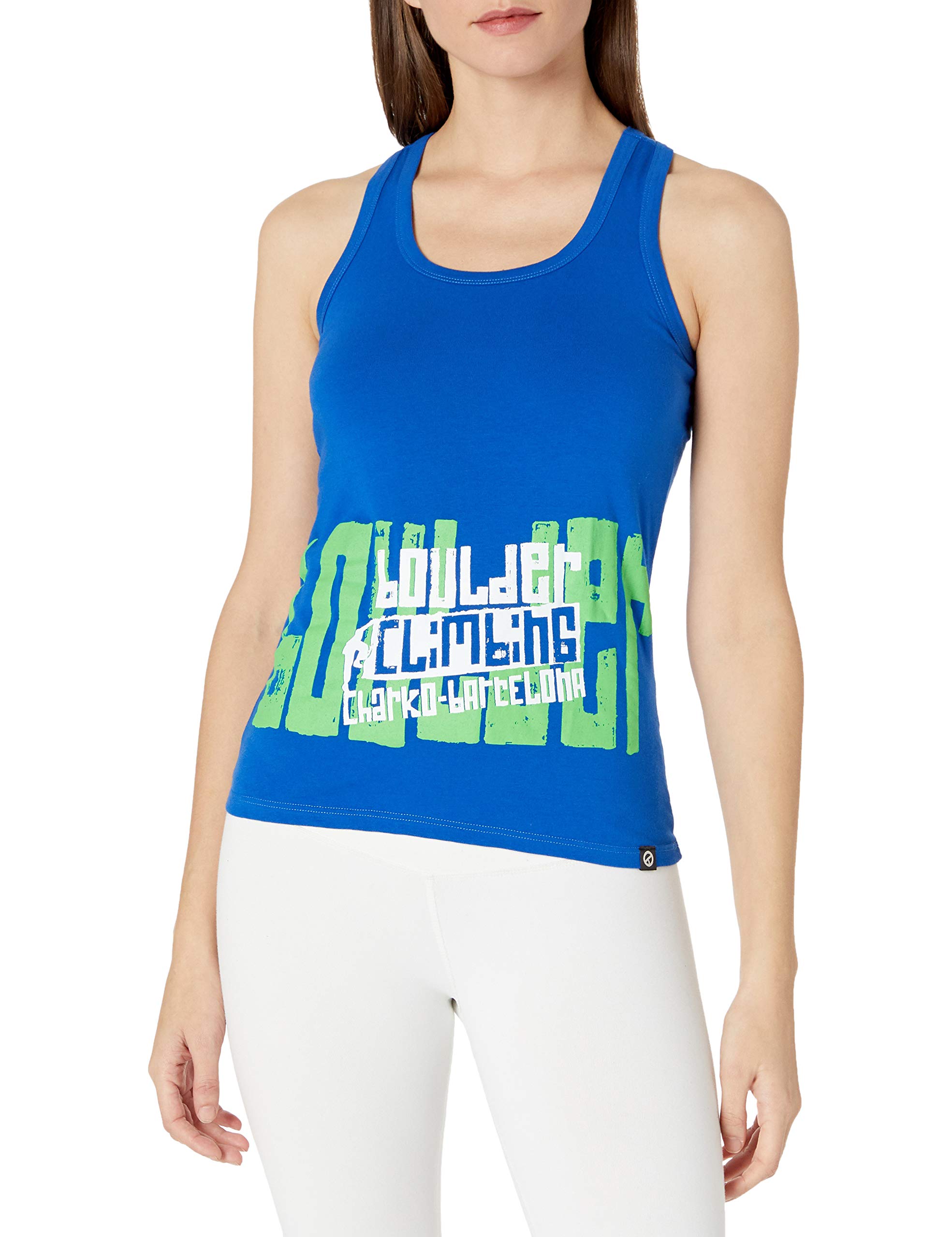 Charko DesignsWomen's Shadow Athletic T Shirts, Blue, Small