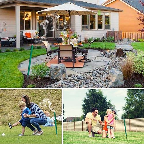 Miniatura 9 de SCENTORINI Varillas de incienso de citronela, bobinas de citronela para acampar al aire libre, patio, porches, 12 inciensos crudos con 48 bobinas