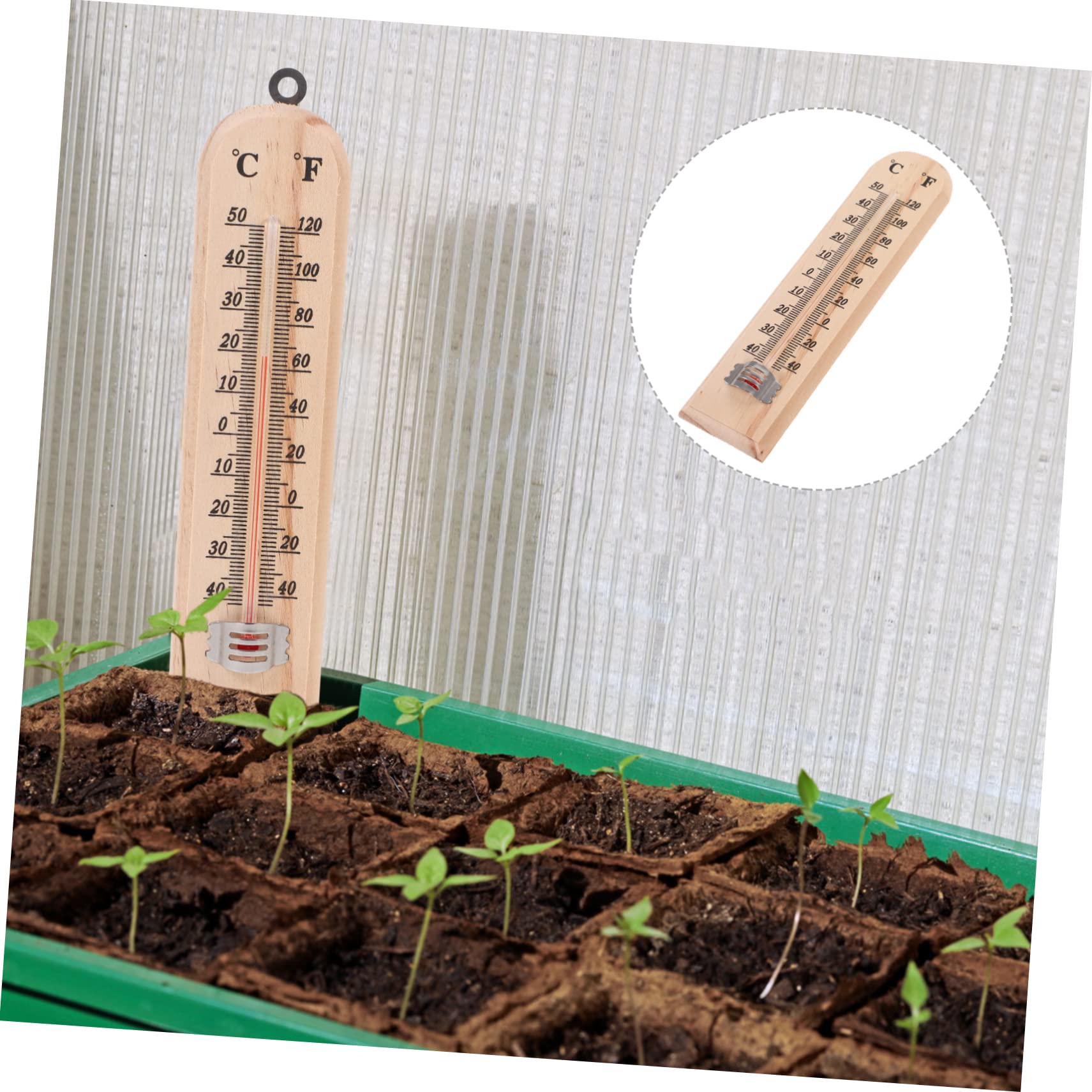 Wandthermometer 3 Stück-pack Präzise Temperaturanzeige für Außenbereich