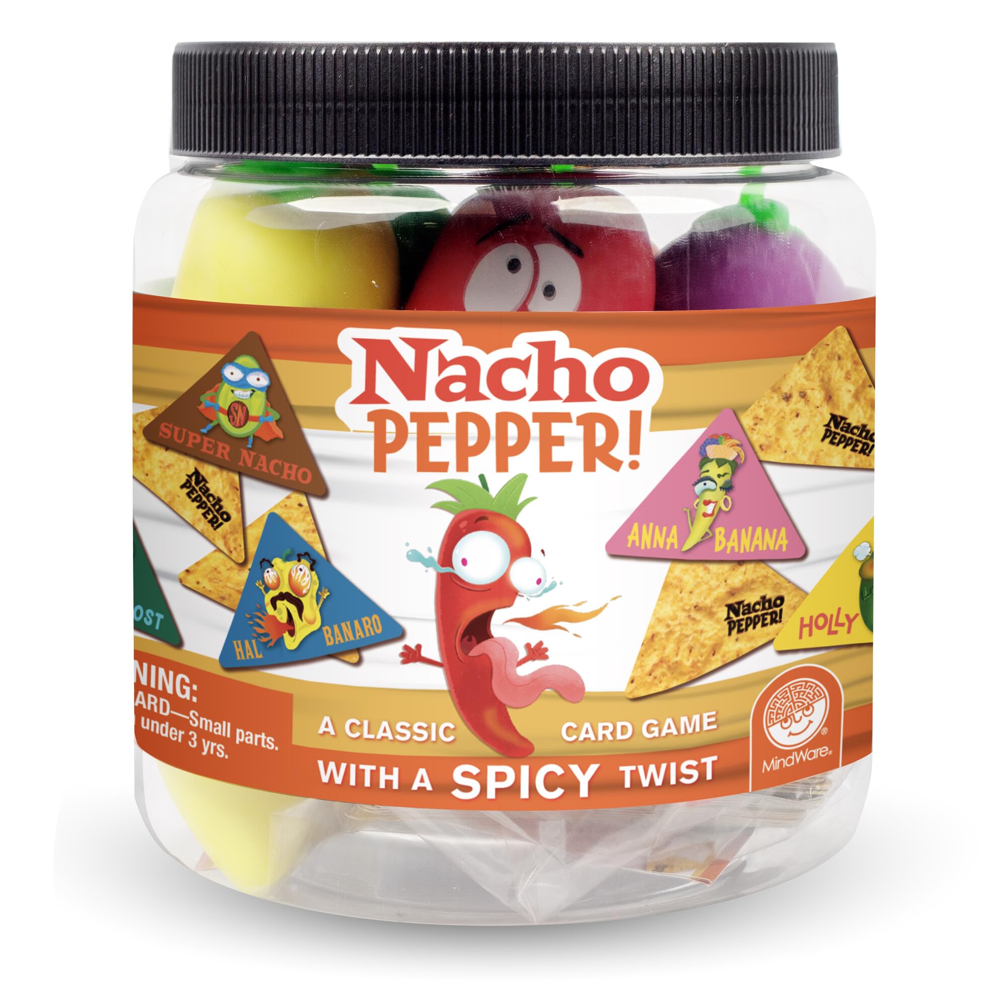 MindWare Nacho Pepper! Fast-Paced Match & Grab Family Card Game